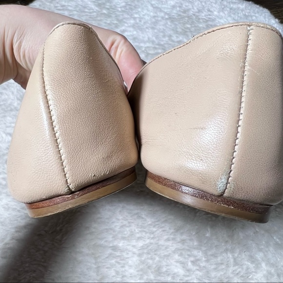 J Crew Darby Leather and Gold Studded Cap Toe Flats US 7.5 - Picture 13 of 13